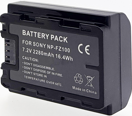 Batterie compatible Sony NP-FZ100 7.2V Li-Ion 2000mAh