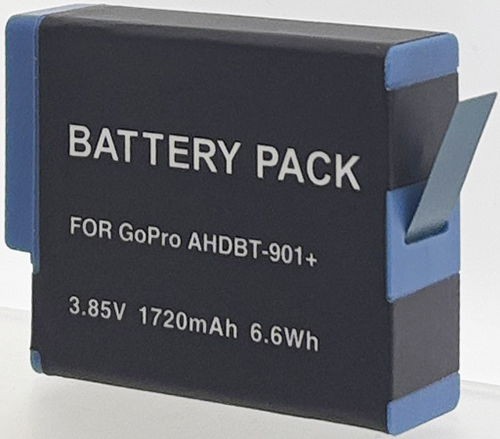 Batterie compatible HERO 9-10-11-AHDBT-901 3.85V Li-Ion 1720mAh