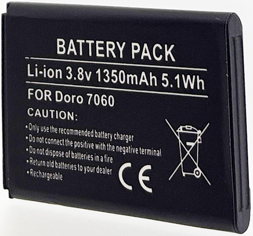 Batterie OTech pour Doro 7060 3.8V Li-Ion 1350mAh