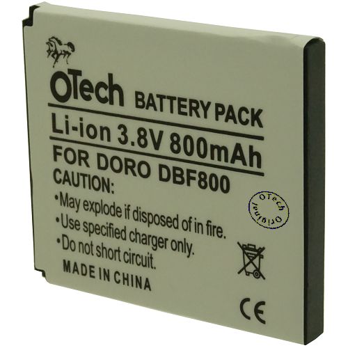 Batterie compatible Doro DBF800 3.8V Li-Ion 800mAh