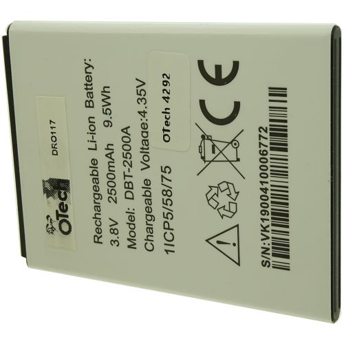 Batterie compatible Doro DBT-2500A 3.8V Li-Ion 2500mAh