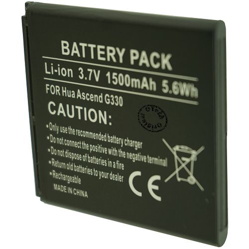 Batterie compatible Huawei Ascend G330/U8815 3.7V Li-Ion 1500mAh