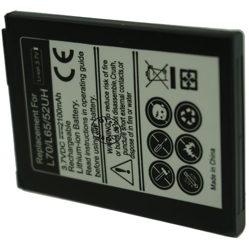 Batterie compatible LG L70 / L65 / 52UH 3.7V Li-Ion 2100mAh