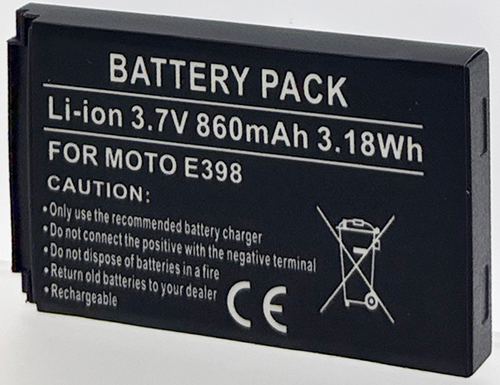 Batterie compatible Motorola E390 / E398 3.7V Li-Ion 860mAh