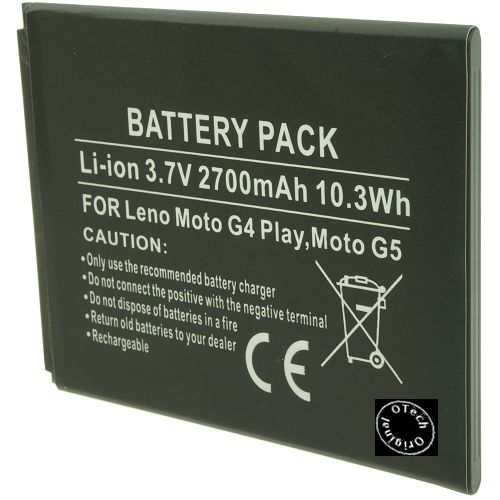 Batterie compatible Motorola G4 Play / G5 3.7V Li-Ion 2700mAh