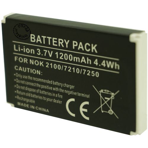 Batterie compatible Nokia 7210 3.7V Li-Ion 1200mAh