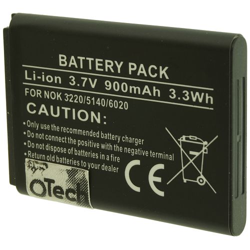 Batterie compatible Nokia BL-5B / 3220 3.7V Li-Ion 900mAh