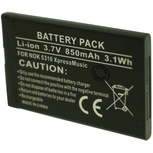 Batterie compatible Nokia 5310 3.7V Li-Ion 850mAh
