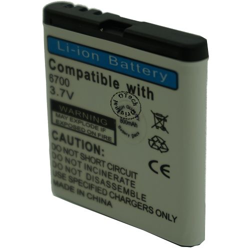 Batterie compatible Nokia 6700 3.7V Li-Ion 800mAh