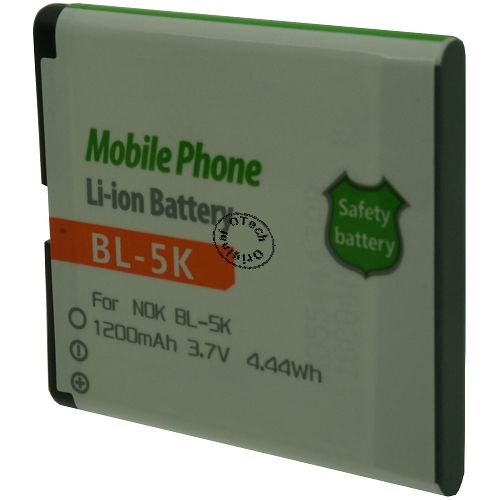 Batterie compatible Nokia BL-5K / C7 3.7V Li-Ion 1250mAh