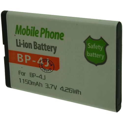 Batterie compatible Nokia BP-4J 3.7V Li-Ion 1250mAh