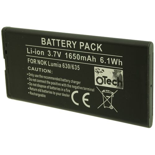 Batterie compatible Nokia Lumia 630 3.7V Li-Ion 1650mAh