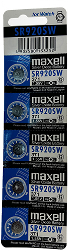 Pile bouton maxell SR920SW / SR69