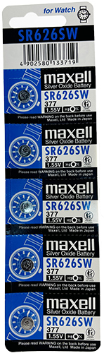 Pile bouton maxell Asia SR626SW / SR66