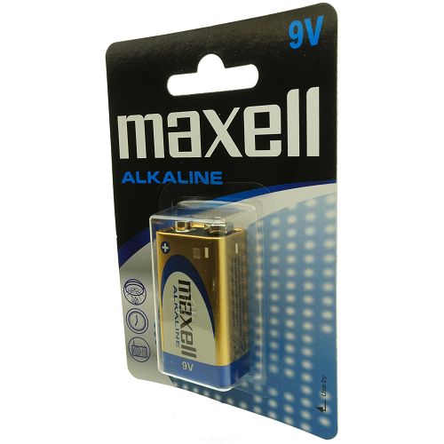 Pile maxell 6LR61 ALKALINE Bleu 9V
