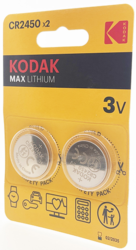 Pile bouton Kodak CR2450