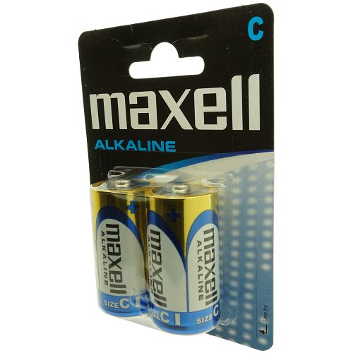 Pile maxell LR-14 ALKALINE Bleu blister de 2