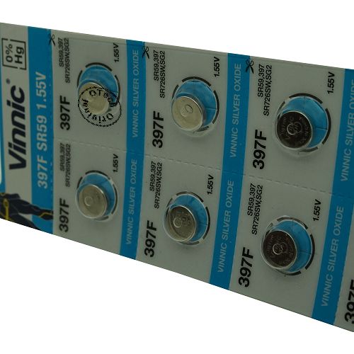Pile bouton Vinnic 397F / 396 / SR59 1.55V SILVER OXYDE