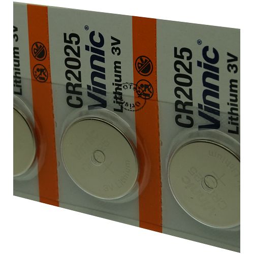 Pile bouton Vinnic CR2025 3V Lithium
