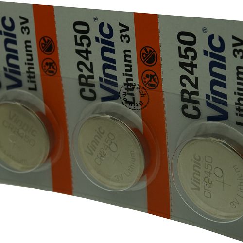 Pile bouton Vinnic CR2450 3V Lithium