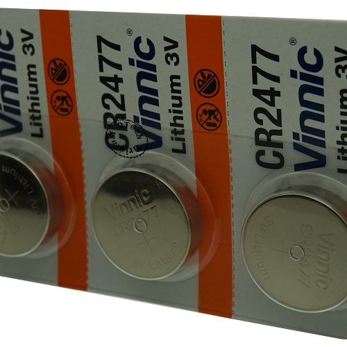 Pile bouton Vinnic CR2477 3V Lithium