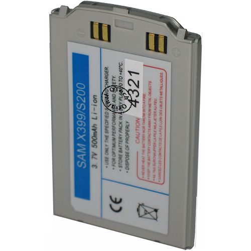 Batterie compatible Samsung X399 / S200 silver 3.7V Li-Ion 500mAh