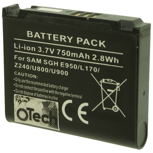 Batterie compatible Samsung U900 / Z248 / E950 3.7V Li-Ion 750mAh