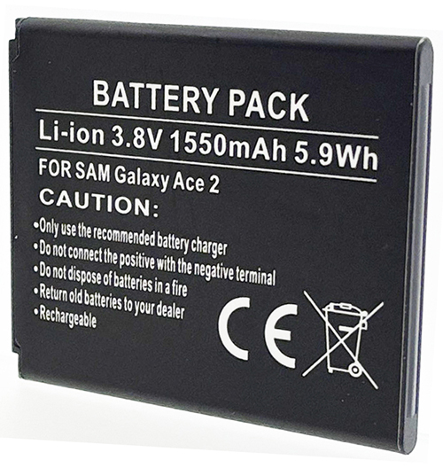Batterie compatible Samsung Galaxy Ace2 3.8V Li-Ion 1550mAh