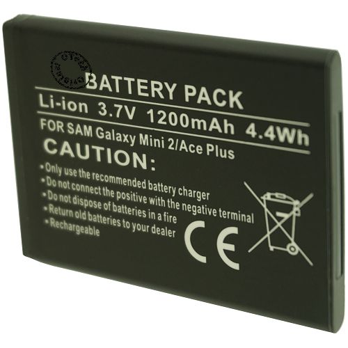 Batterie compatible Samsung GALAXY Mini 2 / Ace Plus 3.7V Li-Ion 1200mAh