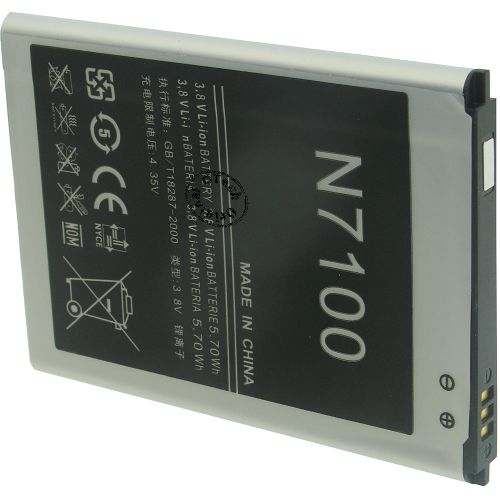 Batterie compatible Samsung Galaxy Note 2 / N7100 3.8V Li-Ion 3100mAh