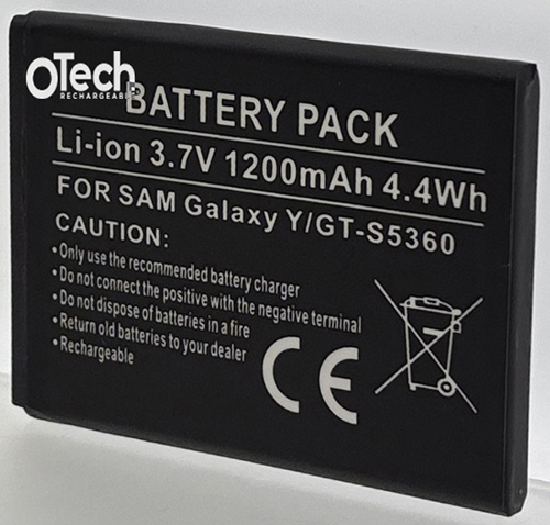 Batterie compatible Samsung Galaxy Y / GT-S5360 3.7V Li-Ion 1200mAh