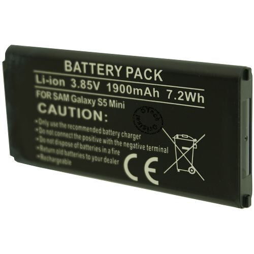 Batterie compatible Samsung S5 mini 3.85V Li-Ion 1900mAh