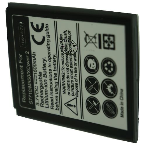 Batterie compatible Samsung S7710 3.7V Li-Ion 1100mAh