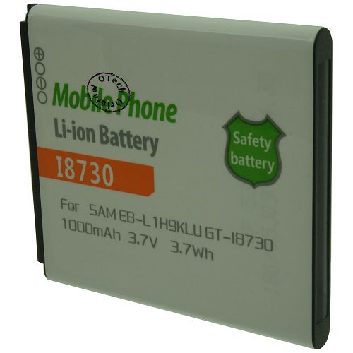 Batterie compatible Samsung GT-I8730 / EB-L1H9KLU 3.7V Li-Ion 1000mAh