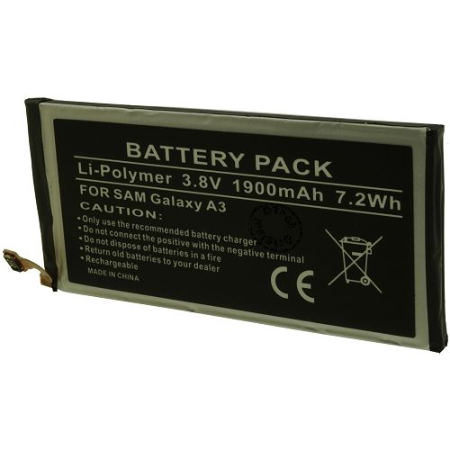 Batterie compatible Samsung GALAXY A3 3.8V Li-Ion 1900mAh