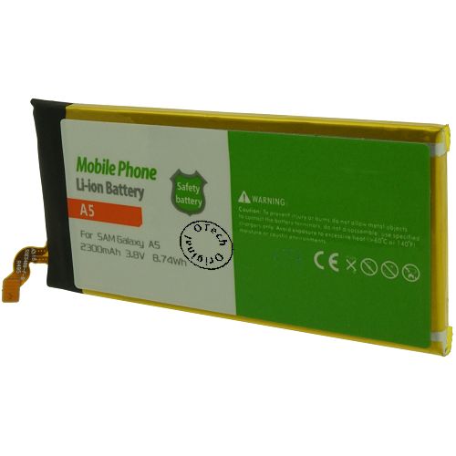 Batterie compatible Samsung GALAXY A5 (sans outils) 3.8V Li-Ion 2300mAh
