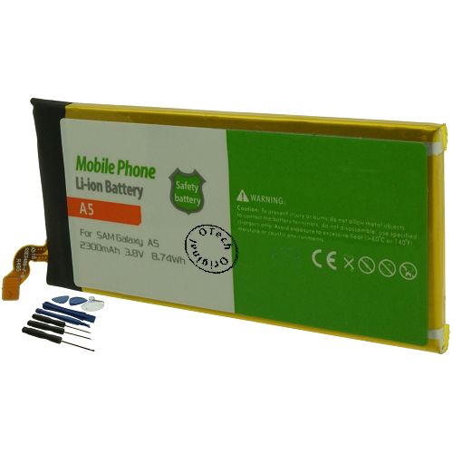 Batterie compatible Samsung GALAXY A5 (avec outils) 3.8V Li-Ion 2300mAh