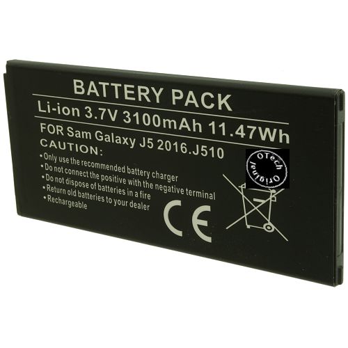 Batterie compatible Samsung Galaxy J5 2016.510 3.7V Li-Ion 3100mAh