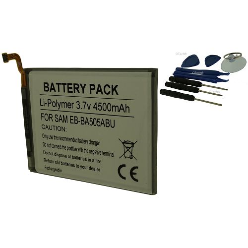 Batterie compatible Samsung EB-BA505ABU (avec outils) 3.7V Li-Ion 4500mAh