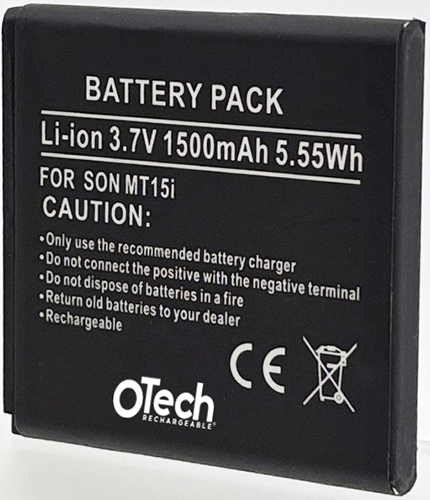 Batterie compatible Sony MT15i 3.7V Li-Ion 1500mAh
