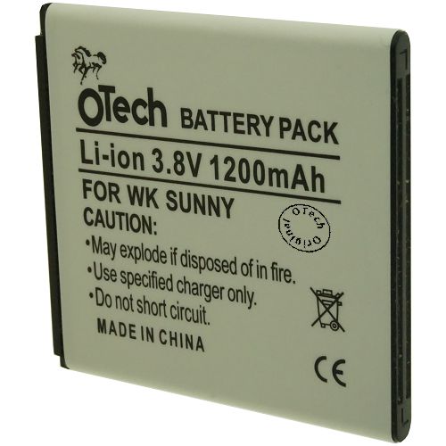 Batterie compatible Wiko SUNNY 3.8V Li-Ion 1200mAh