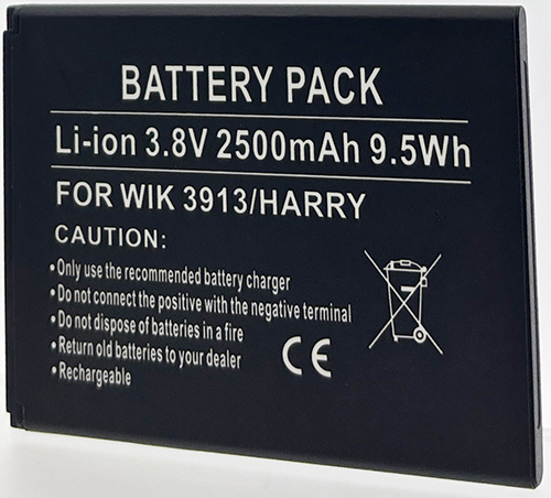 Batterie compatible Wiko JERRY 2 / PULP 3G 3.8V Li-Ion 2500mAh
